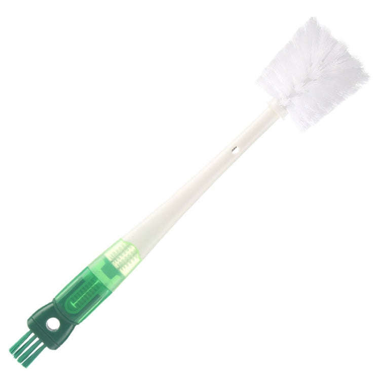 5 In 1 Multifunctional Cup Brush Long Carrot Washing Bottle Cup Lid Groove Cleaning Brush(Green)
