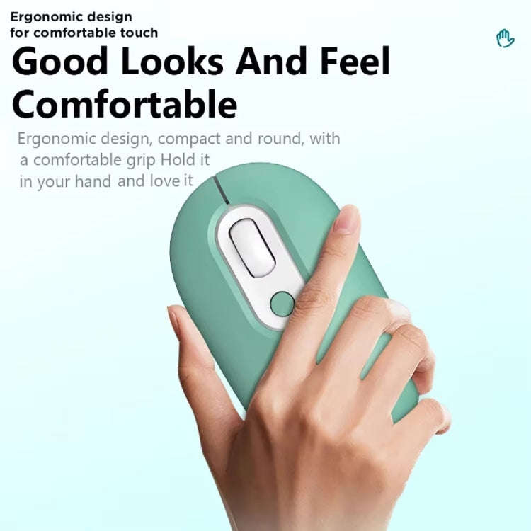 Rechargeable Illuminated Silent Wireless Mouse, Style: 2.4G Blue