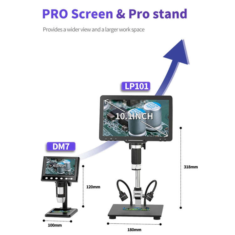 10.1 Inch Screen Repair Digital Electron Microscope(LP101-A)