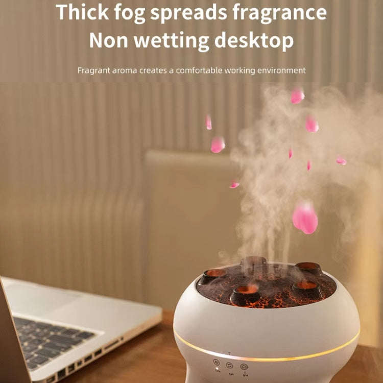 Dynamic Multi-Spray Aromatherapy Diffuser With Colorful Lights Remote Control Humidifier UK Plug(...