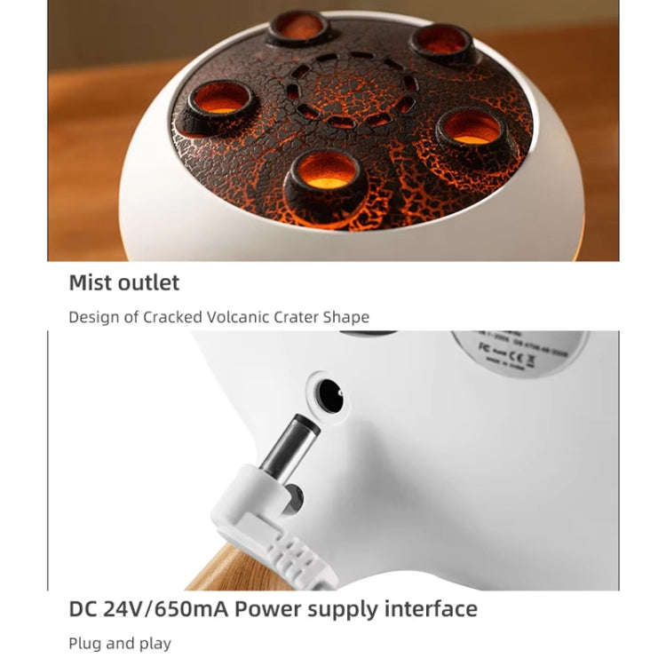 Dynamic Multi-Spray Aromatherapy Diffuser With Colorful Lights Remote Control Humidifier UK Plug(...