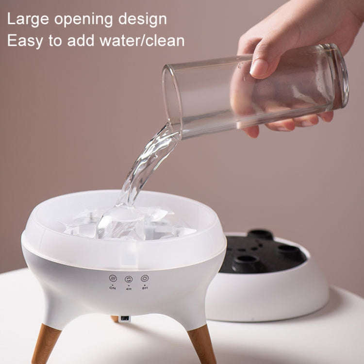 Dynamic Multi-Spray Aromatherapy Diffuser With Colorful Lights Remote Control Humidifier UK Plug(...