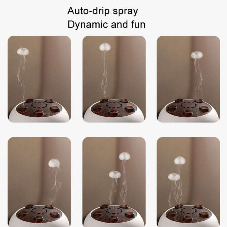 Dynamic Multi-Spray Aromatherapy Diffuser With Colorful Lights Remote Control Humidifier UK Plug(...