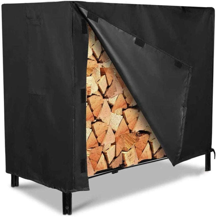 244 x 61 x 107cm Rustic Thickened Oxford Cloth Firewood Cover Outdoor Patio Fireplace Firewood Fr...