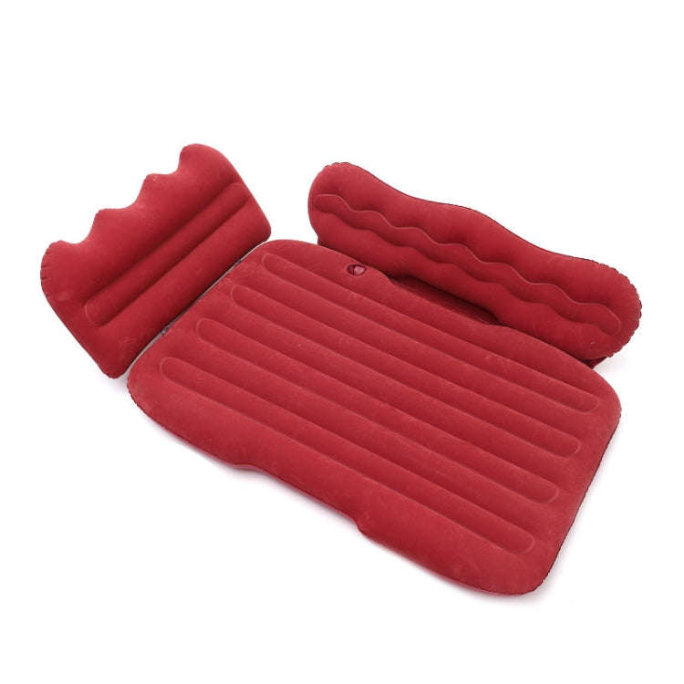 Car Inflatable Bed Multifunctional Outdoor Camping Sleeping Mat, Color: Red