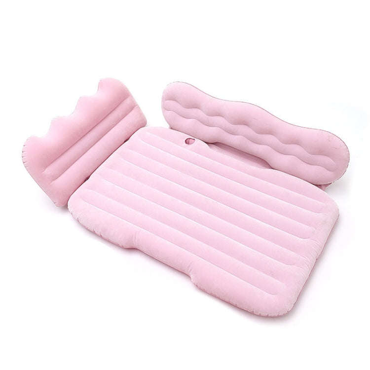 Car Inflatable Bed Multifunctional Outdoor Camping Sleeping Mat, Color: Pink