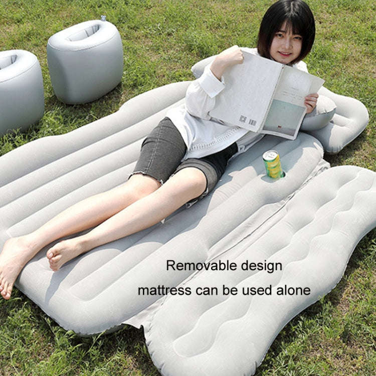 Car Inflatable Bed Multifunctional Outdoor Camping Sleeping Mat, Color: Red