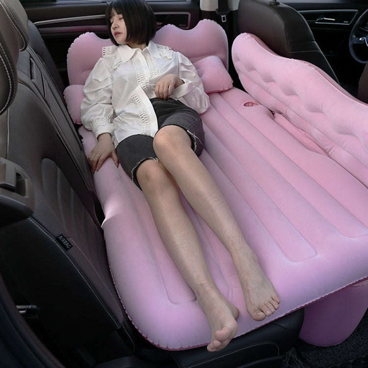 Car Inflatable Bed Multifunctional Outdoor Camping Sleeping Mat, Color: Red