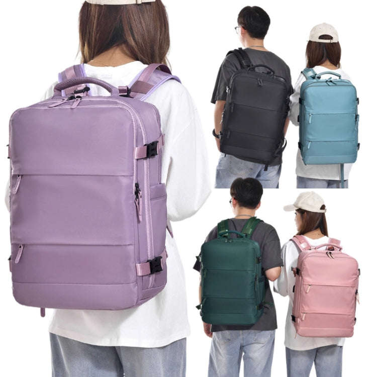 WEIXIER B692 Large Capacity Shoulder Bag Business Travel Computer Backpack(Black)