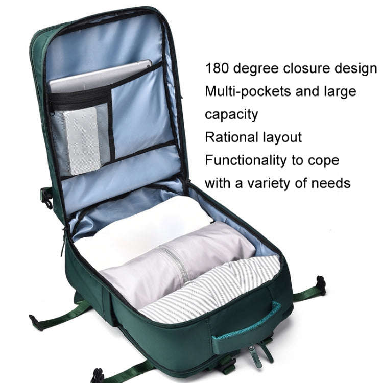 WEIXIER B692 Large Capacity Shoulder Bag Business Travel Computer Backpack(Green)