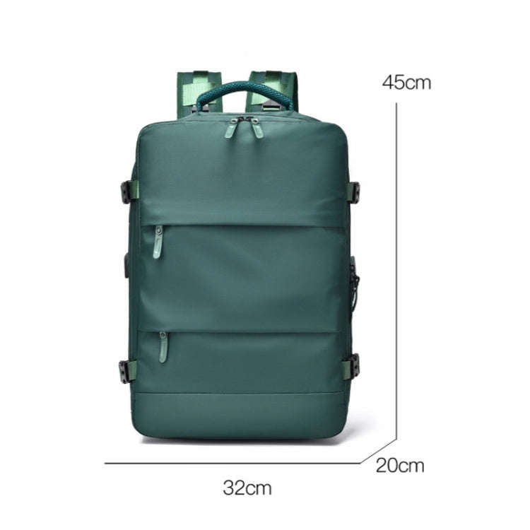 WEIXIER B692 Large Capacity Shoulder Bag Business Travel Computer Backpack(Green)