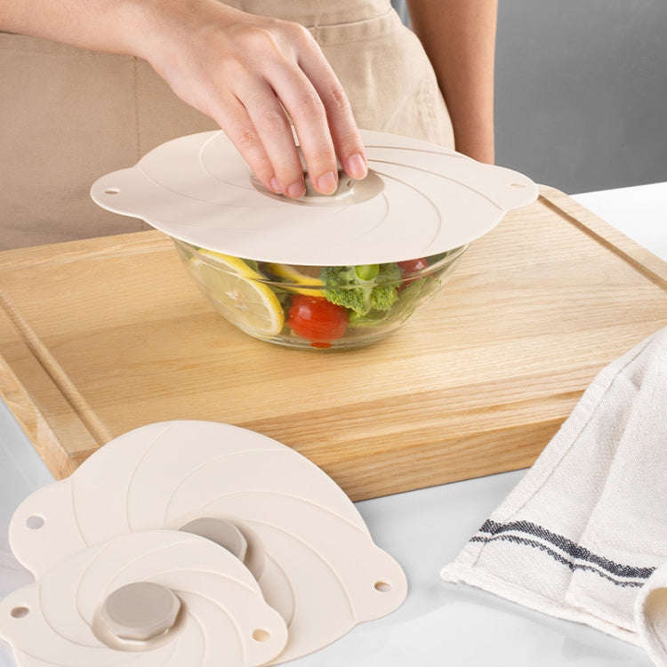 4 inch Household Vacuum Self-Priming Sealed Silicone Freshness Lid Kitchen Rice Cover