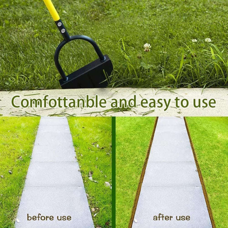 Outdoor Patio Manual Edging Shovel Household Gardening Lawn Edging Tool, Style: Sharpened V Edge