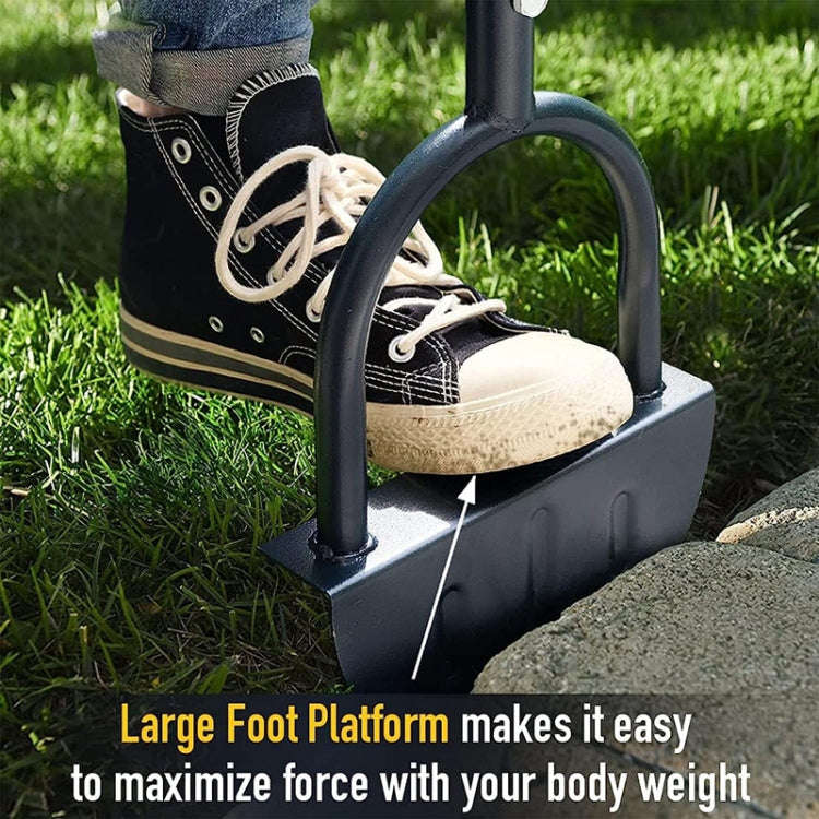 Outdoor Patio Manual Edging Shovel Household Gardening Lawn Edging Tool, Style: Sharpened V Edge