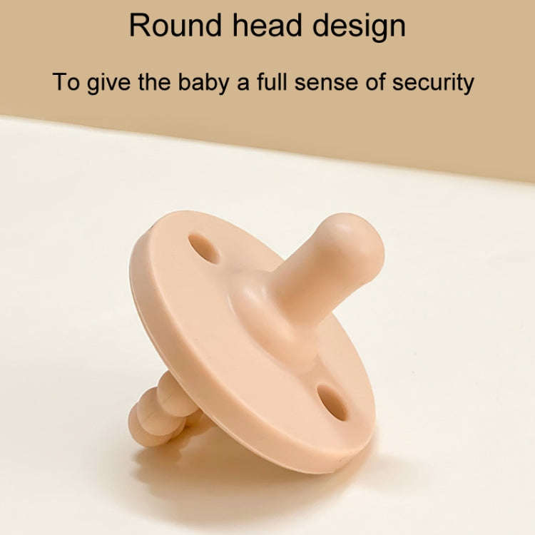 Imitate Mother Breast Round Heads Baby Silicone Comfort Pacifier(Green)