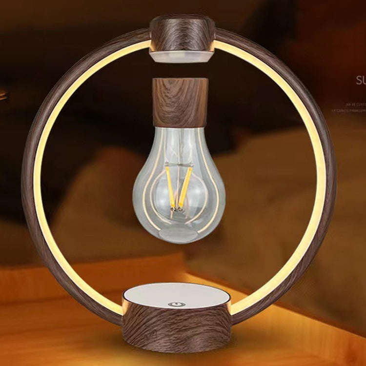 Magnetic Levitation Light Bulb Table Lamp Desktop Ambient Luminous Night Light, Specification: AU...