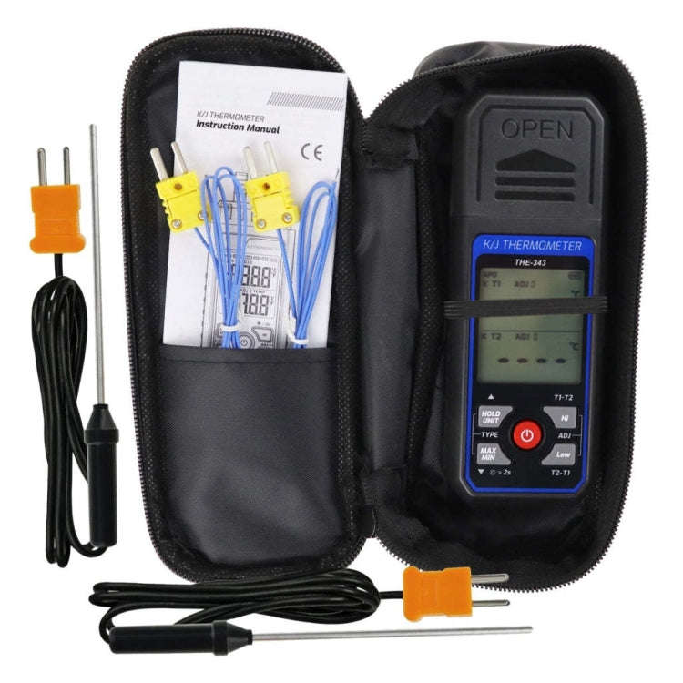 K-type Industrial High-precision Contact Probe Electronic Temperature Gauge(THE-343)