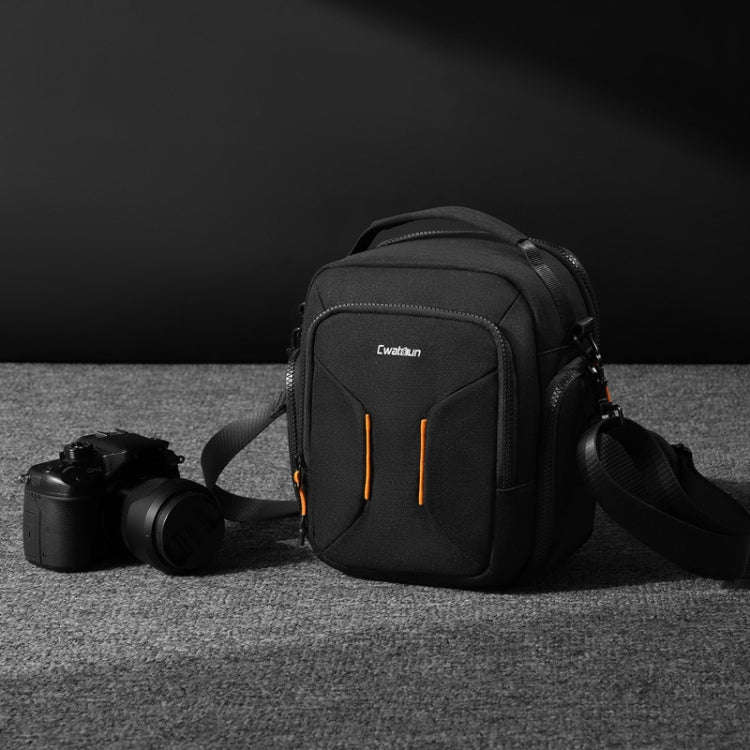 Cwatcun D140 Shoulder Crossbody Camera Storage Bag Shockproof Dropproof Leisure Outdoor Small Bag...