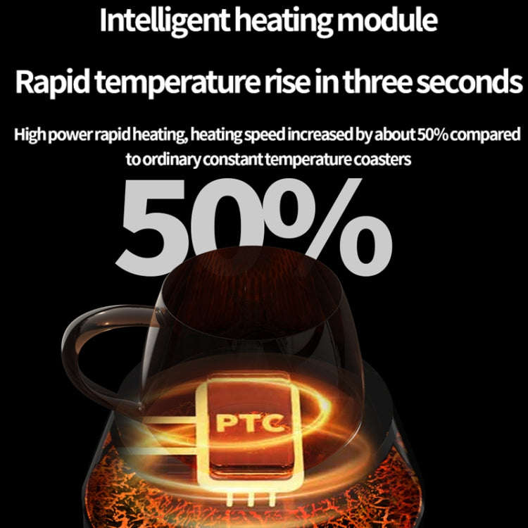 Simulation Volcano Heating Cup Mat 50-80 degrees Celsius Temperature Adjust with Atmosphere Light...