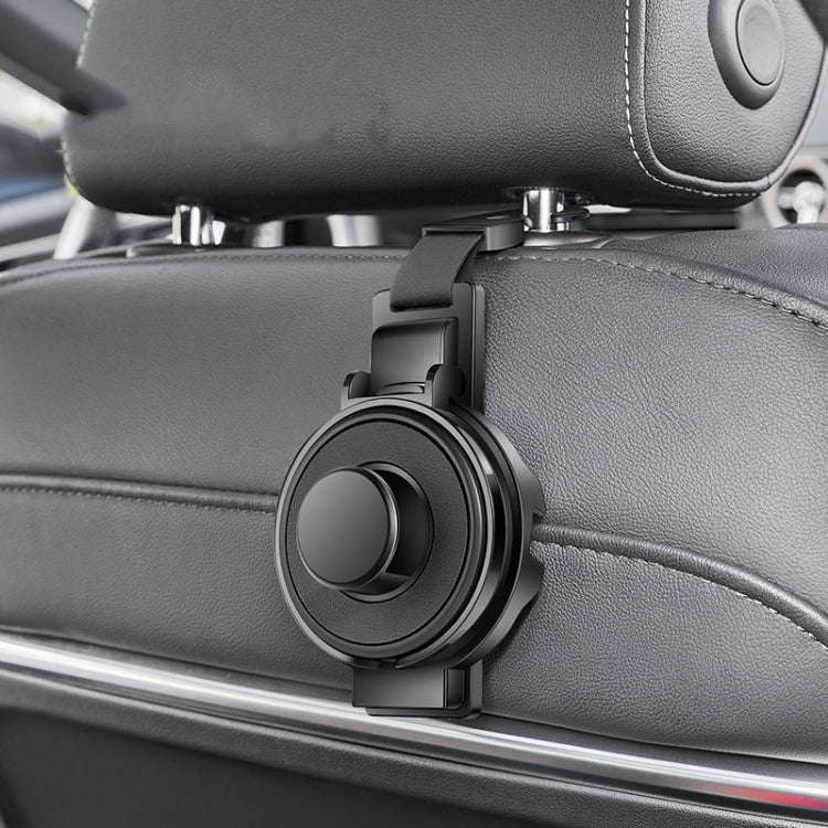 3 In 1 Car Seat Back Hanger for Cup and Phone Vehicle Seat Headrest Hooks(Black)
