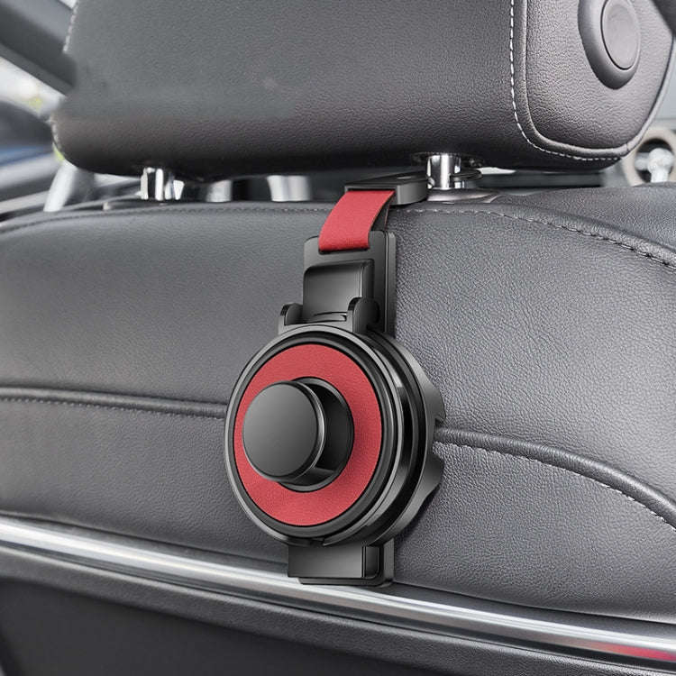 3 In 1 Car Seat Back Hanger for Cup and Phone Vehicle Seat Headrest Hooks(Red)