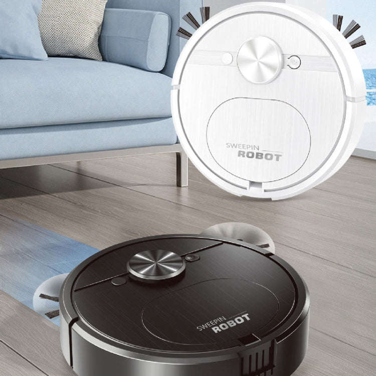 Automatic Smart Sweeping Robot Rechargeable Home 3 In 1 Floor Cleaner(White)