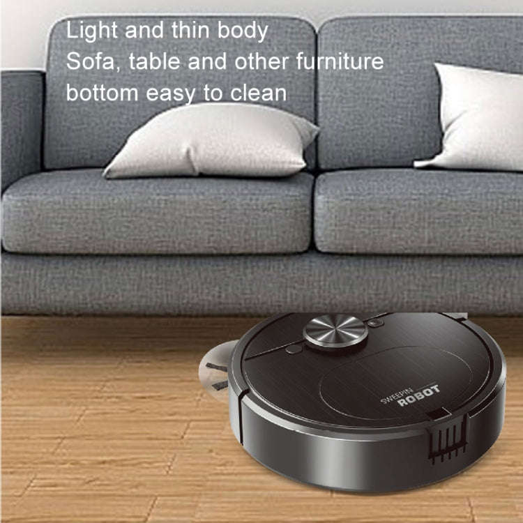 Automatic Smart Sweeping Robot Rechargeable Home 3 In 1 Floor Cleaner(White)