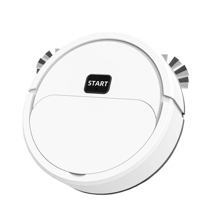 Automatic Mini Sweeping Robot Mopping Sweeping Suction 3 In 1 Cleaning Machine, Color: White Rech...
