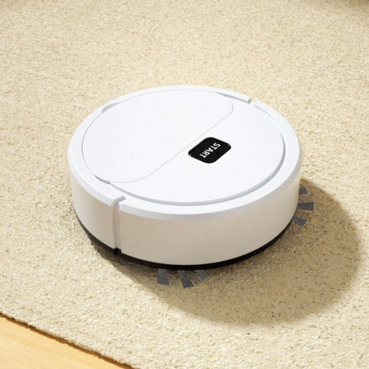 Automatic Mini Sweeping Robot Mopping Sweeping Suction 3 In 1 Cleaning Machine, Color: Black Rech...