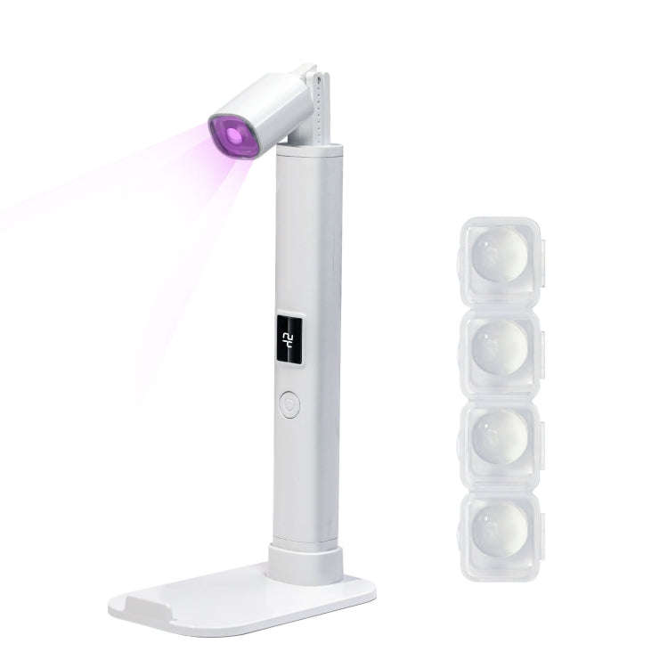 UV LED Nail Lamp Portable Retractable Nail Drying Light Mini Handheld Nail Dryer Lamp With Bracke...