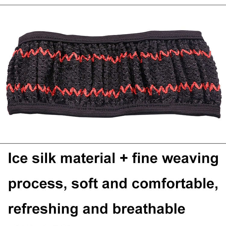 Universal Car Steering Wheel Ice Silk Non-slip Breathable Protective Cover(Gray Coffee)