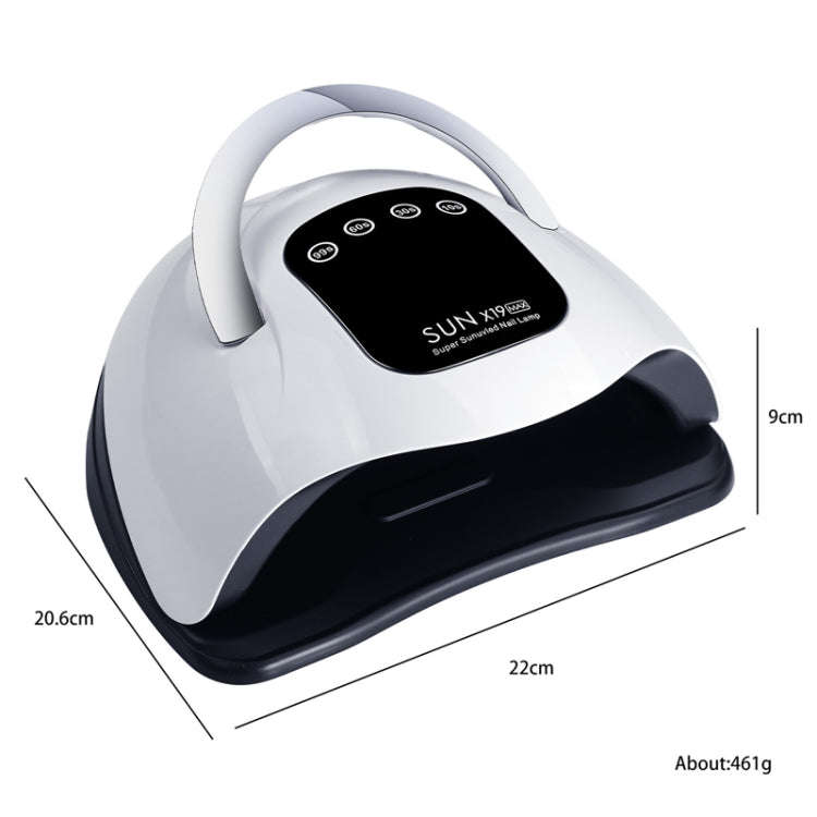 X19Max UV LED Nail Drying Lamp High Power 320W Quick Drying Nail Polish Gel Nail Dryer Light(US P...