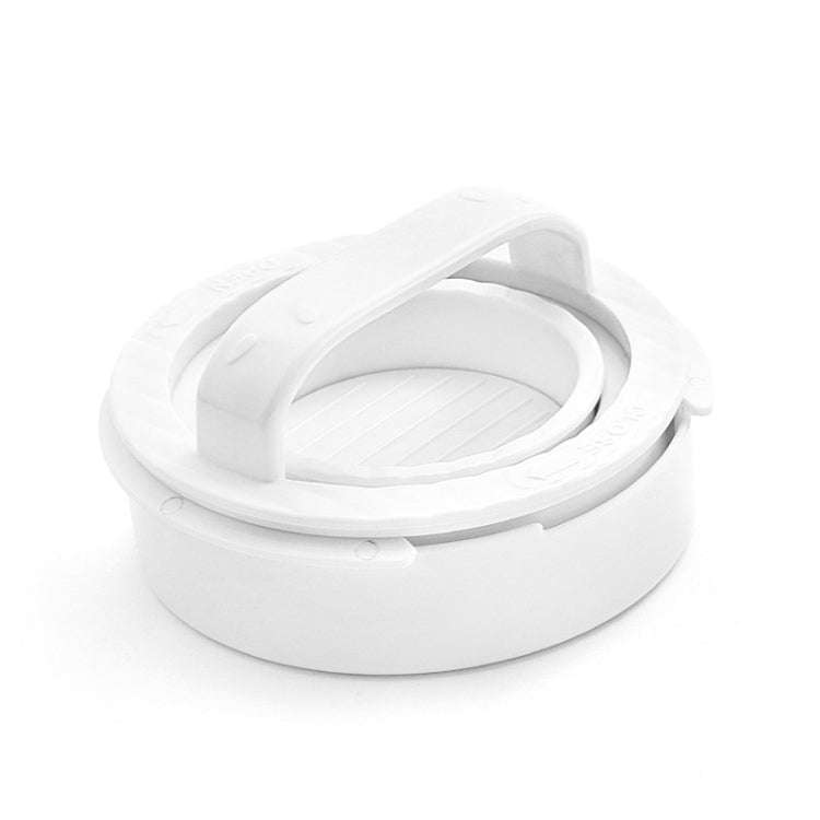 Round Burger Making Tools Kitchen Combo Meat Press Kit(White)