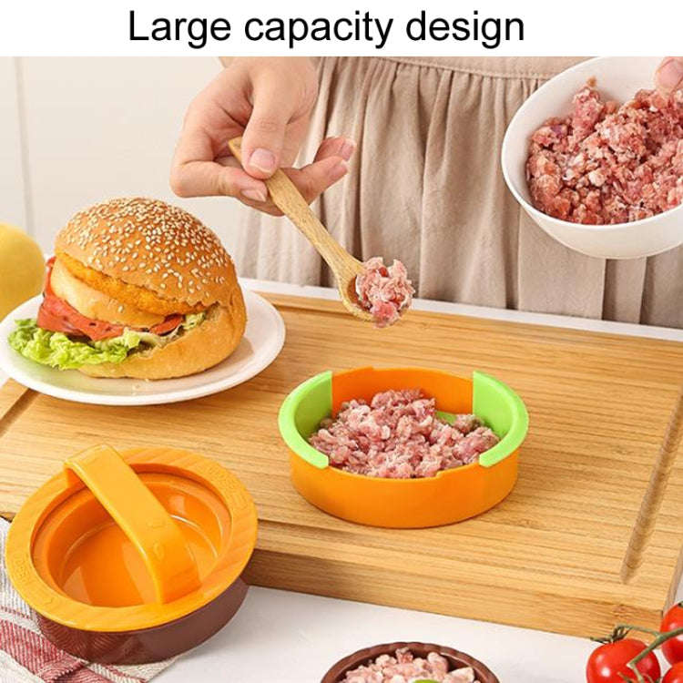 Round Burger Making Tools Kitchen Combo Meat Press Kit(White)