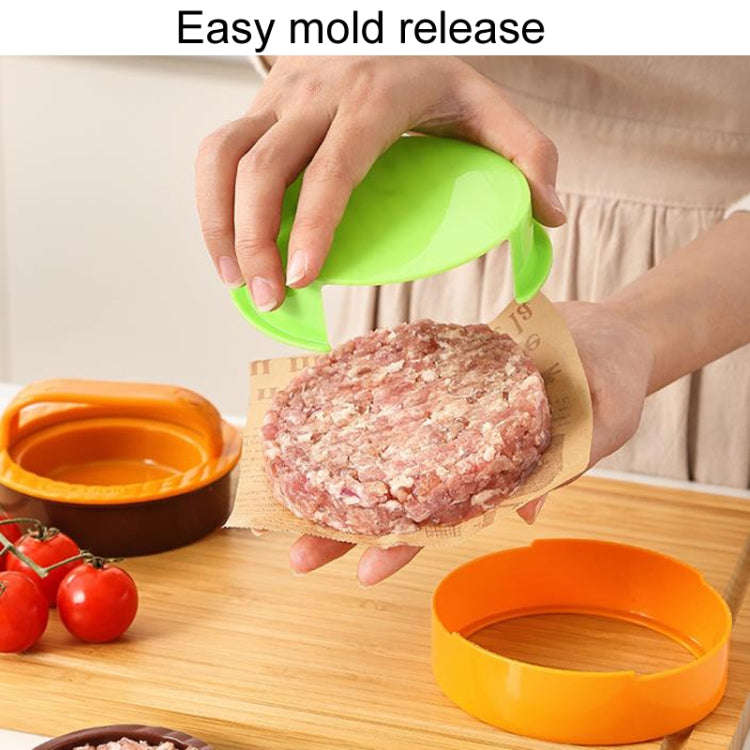 Round Burger Making Tools Kitchen Combo Meat Press Kit(White)