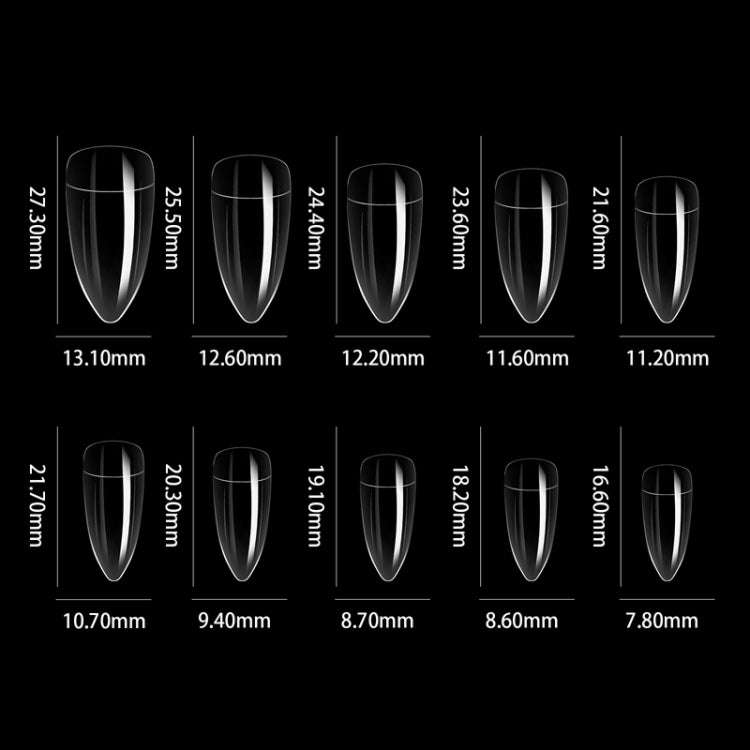 100pcs /Box Stiletto Nail Tips Halloween Style Stiletto False Eagle Claw Art Nails(Natural)