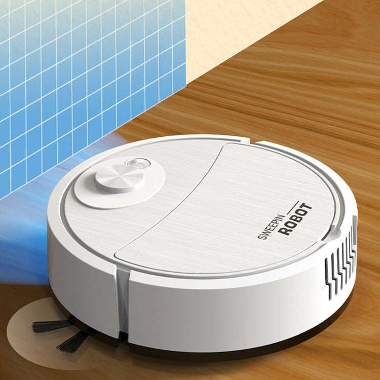 Intelligent Sweeping Robot Sweeping Mopping Suction 3 In 1 Cleaning Machine(8088 White)