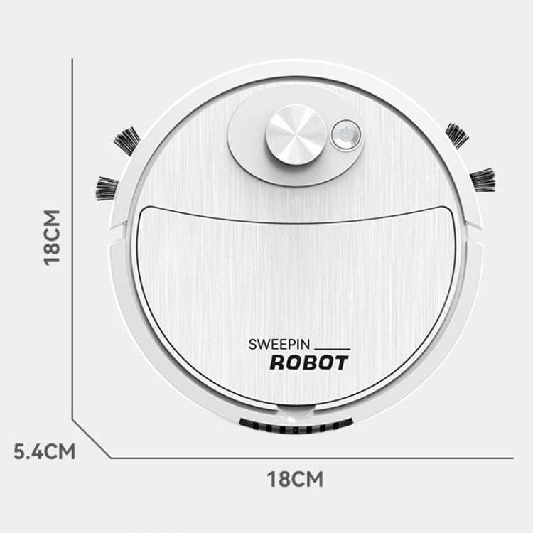 Intelligent Sweeping Robot Sweeping Mopping Suction 3 In 1 Cleaning Machine(8088 White)