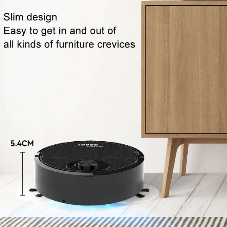 Intelligent Sweeping Robot Sweeping Mopping Suction 3 In 1 Cleaning Machine(8088 White)
