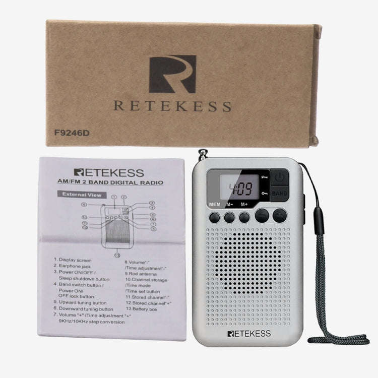RETEKESS TR106 Portable Radio With Sleep Timer