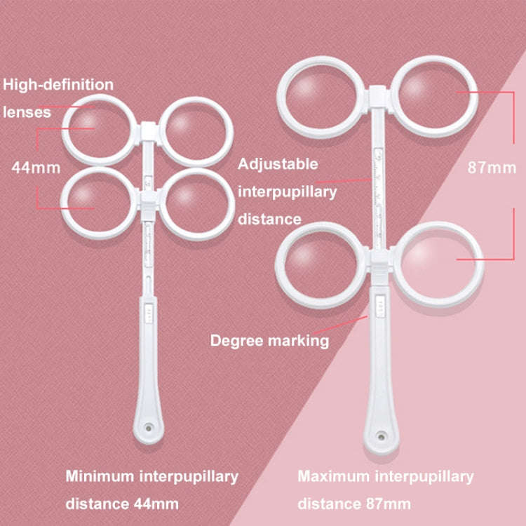 250 (20/30) Children Vision Training Adjustable Interpupillary Distance Flip Racket