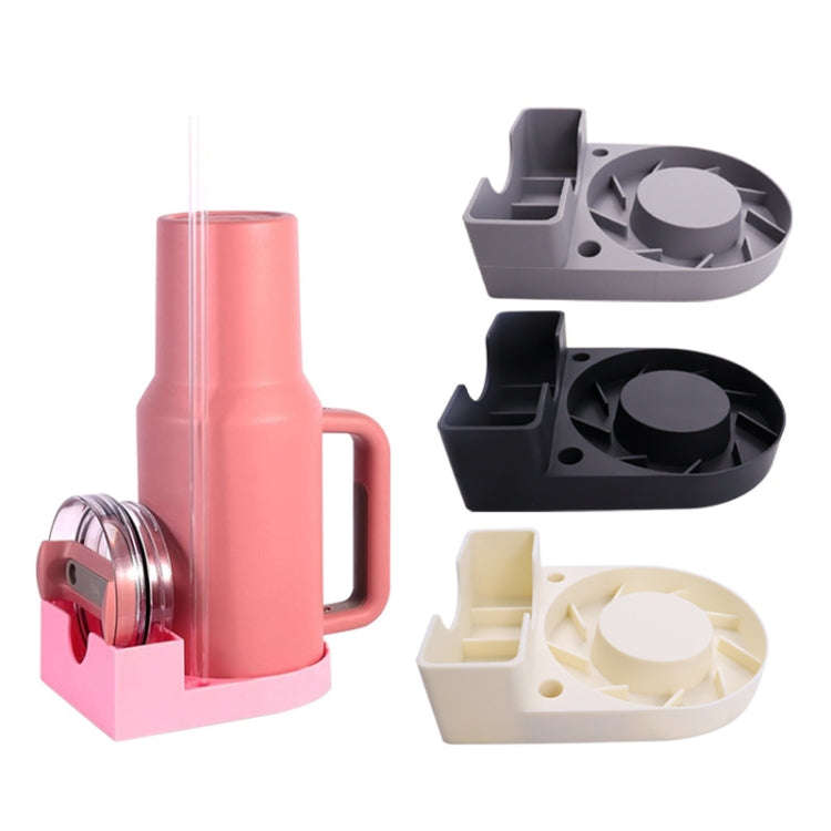For Stanley 40oz/30oz Tumbler Drain Rack With Lid & Straw Holder(Pink)