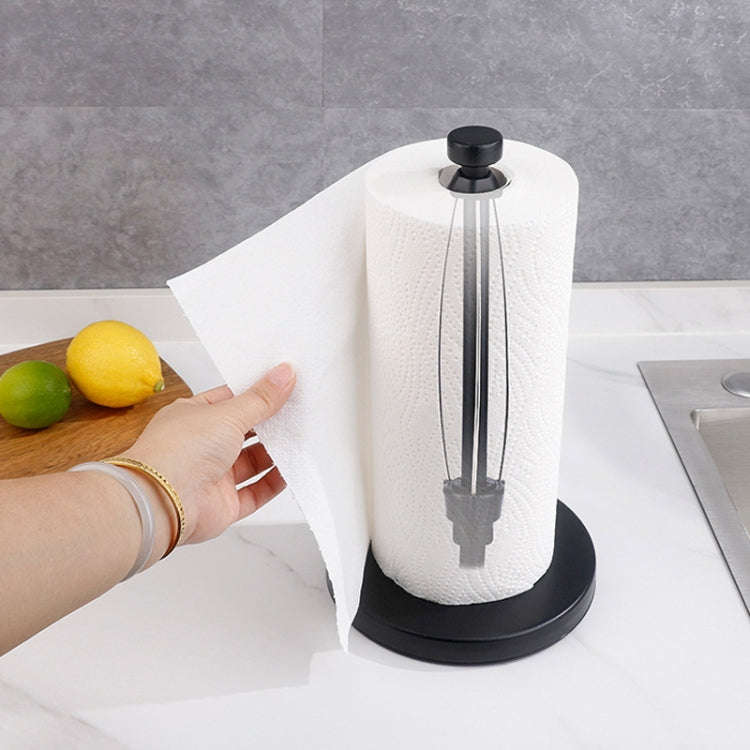 Household Stainless Steel Vertical Paper Towel Holder With Damping Dining Table Kitchen No Punch ...