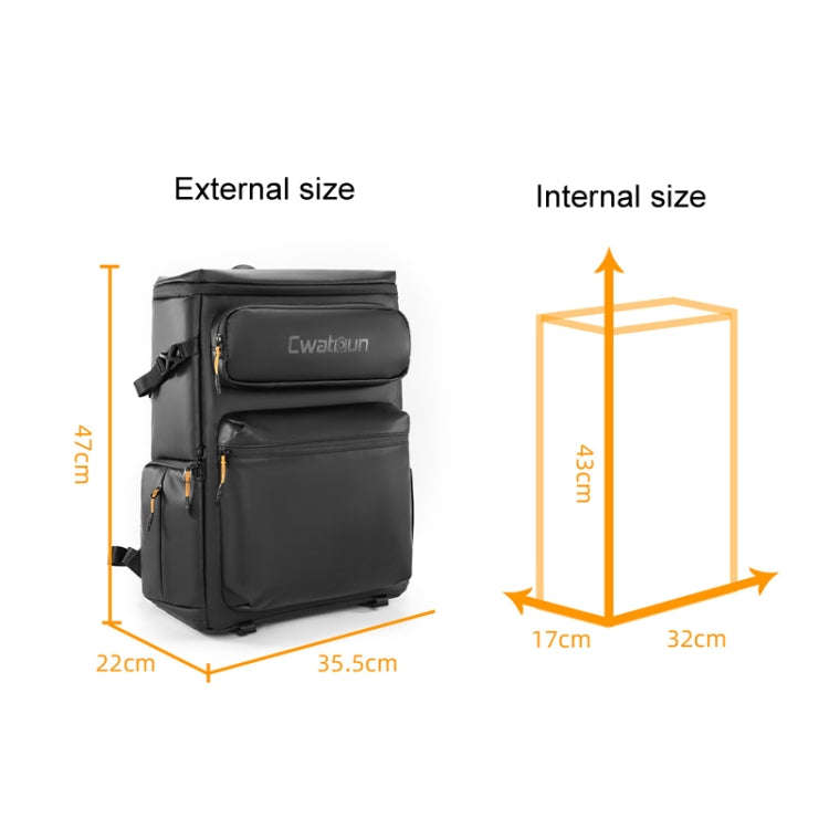 Cwatcun D141 Shoulder Drone Bag Large Capacity Multifunctional Waterproof Photography SLR Camera ...