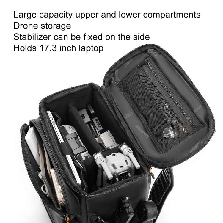 Cwatcun D141 Shoulder Drone Bag Large Capacity Multifunctional Waterproof Photography SLR Camera ...