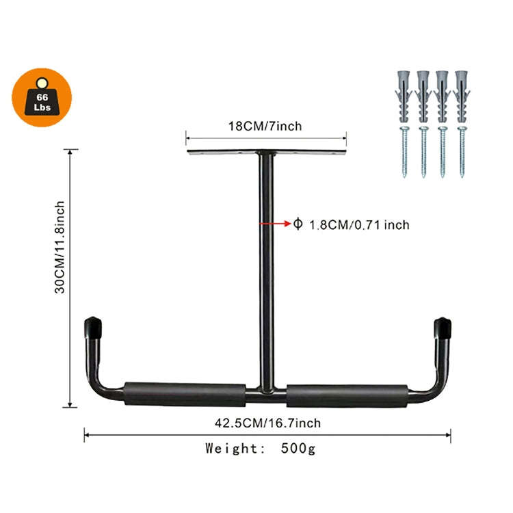2pcs /Pack  Heavy Duty Ceiling Storage Hooks for Hanging Lumber Ladder Tool & Other Bulky Items(S...