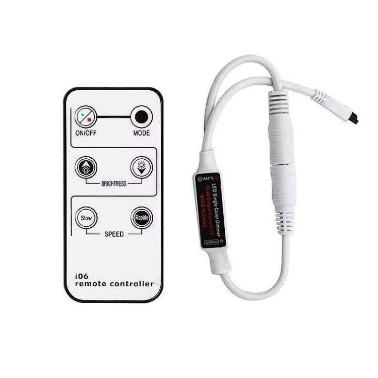 6-Button Single-Color DC Controller Infrared Dimming Light With LED Controller