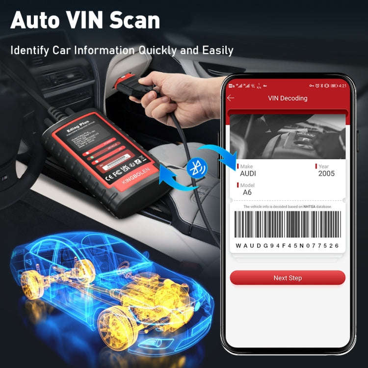 KINGBOLEN OBD2 Car Tester Diagnostics(Ediag Plus)
