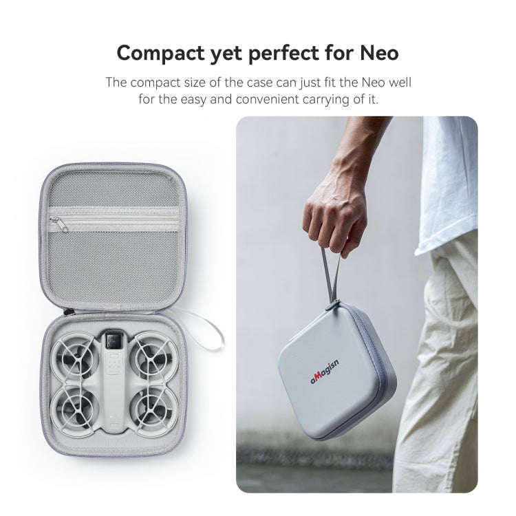 For DJI Neo aMagisn Standard Storage Bag Carrying Case(White)