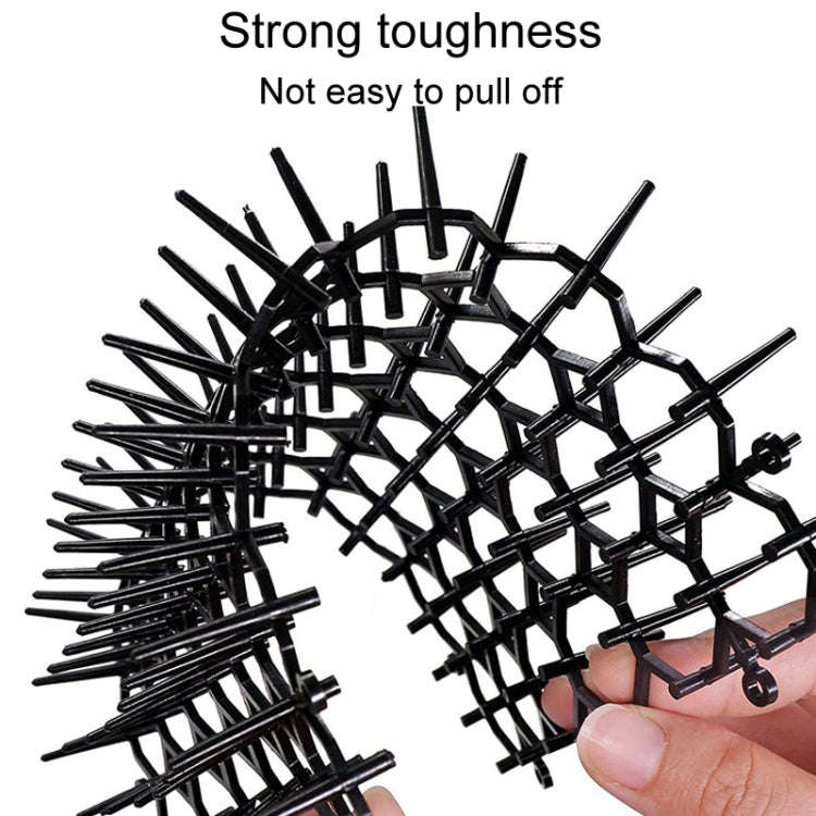 12pcs / Box Anti-Cats Barbed Spike Net Mat Sofas Gate Garden Cats Repellent Tool, Style: Without ...